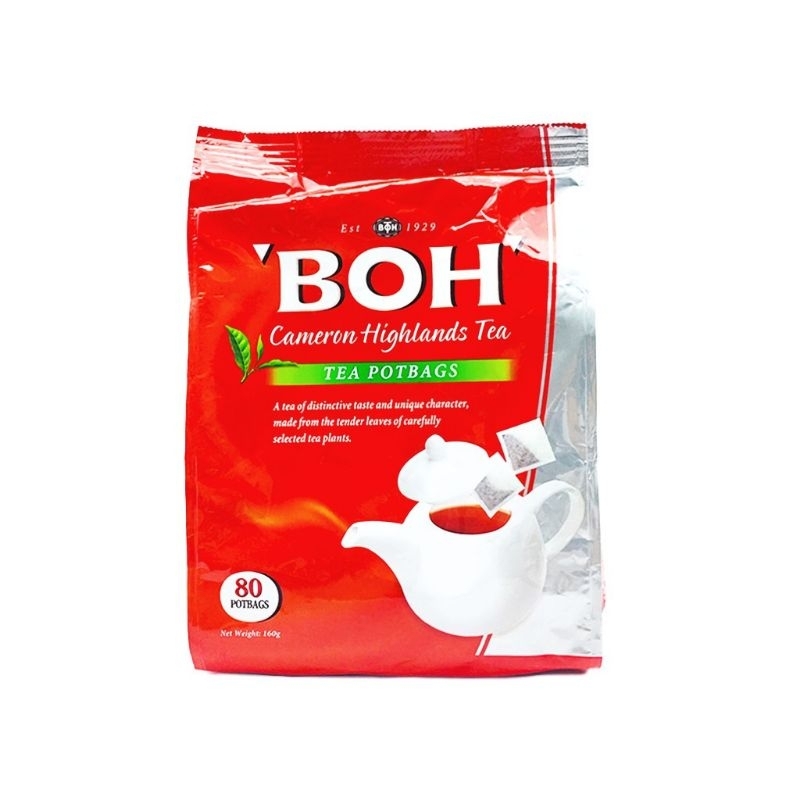 

Boh Tea potbags Cameron highland lebih kaw 80×2gram