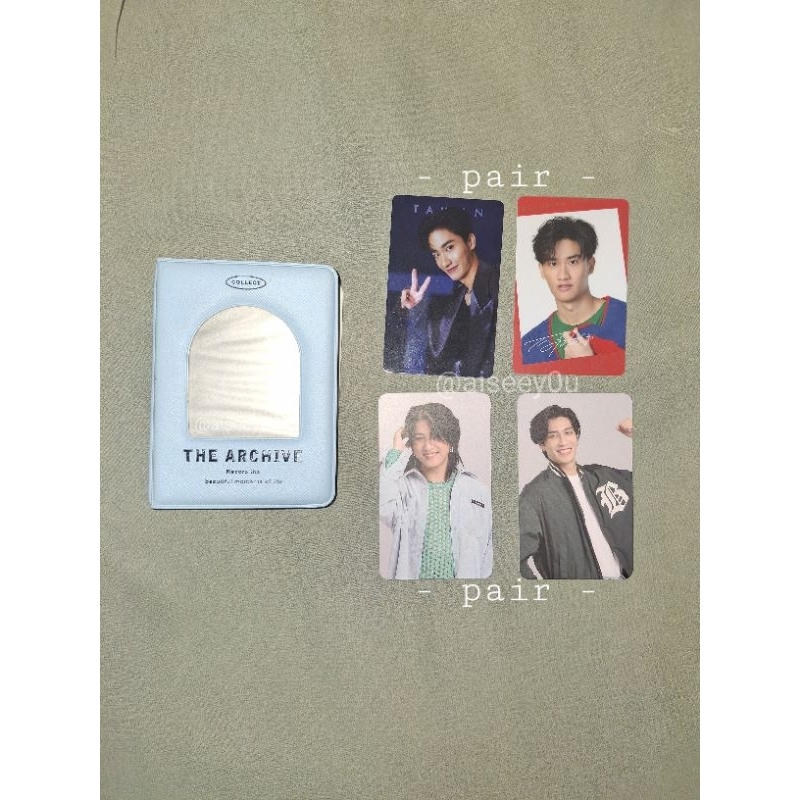 [ReadyStok] PC kue lively kinnporsche send off bibble & us | PC GMMTV tay tawan | Collect book photo