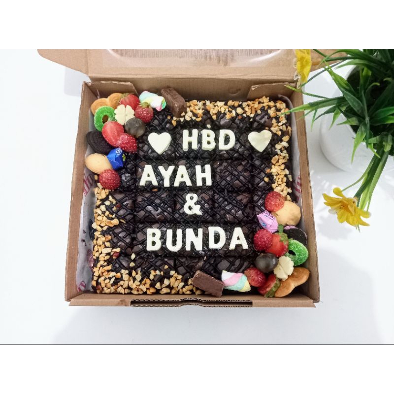 

Fudgy brownies Ultah