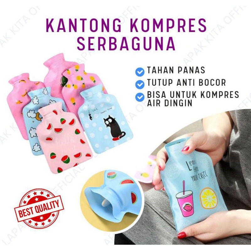 SSGCR Alat Kompres Air Panas Dingin Mini Portable / Water Ice Bag Kantong Penurun Demam Anak Dewasa 