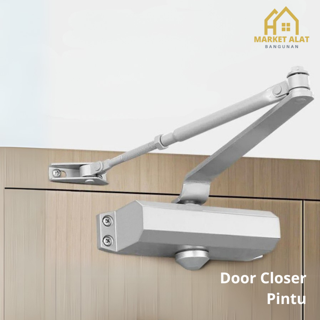 Door Closer Penutup Pintu Otomatis 180 Derajat - Alat Tutup Pintu Hidrolik untuk Kantor dan Kamar