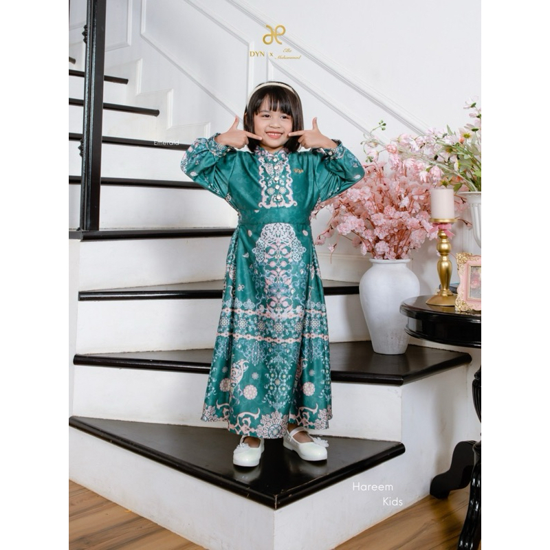 DYN clothingline x Ella Muhammad hareem dress kids/GAMIS ANAK