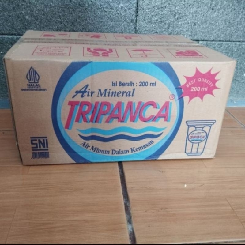 

GROSIR Tripanca Gelas Sedang 200 ml 1 dus mili liter 200ml tri panca air minum mineral water