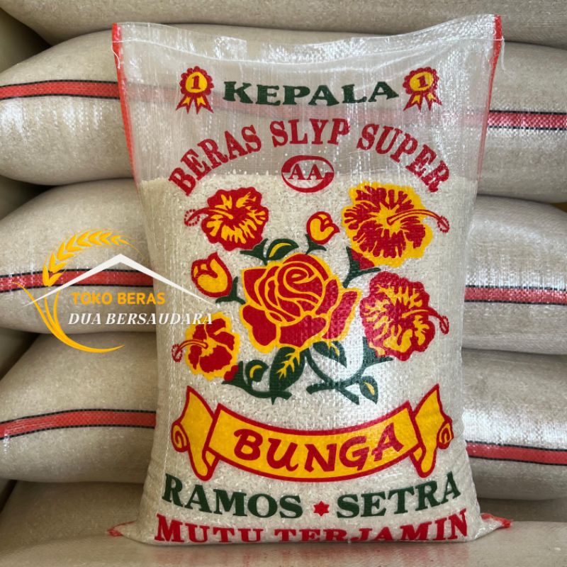 

BERAS SETRA RAMOS CAP BUNGA SLYP SUPER 5KG/10KG/20KG/25KG