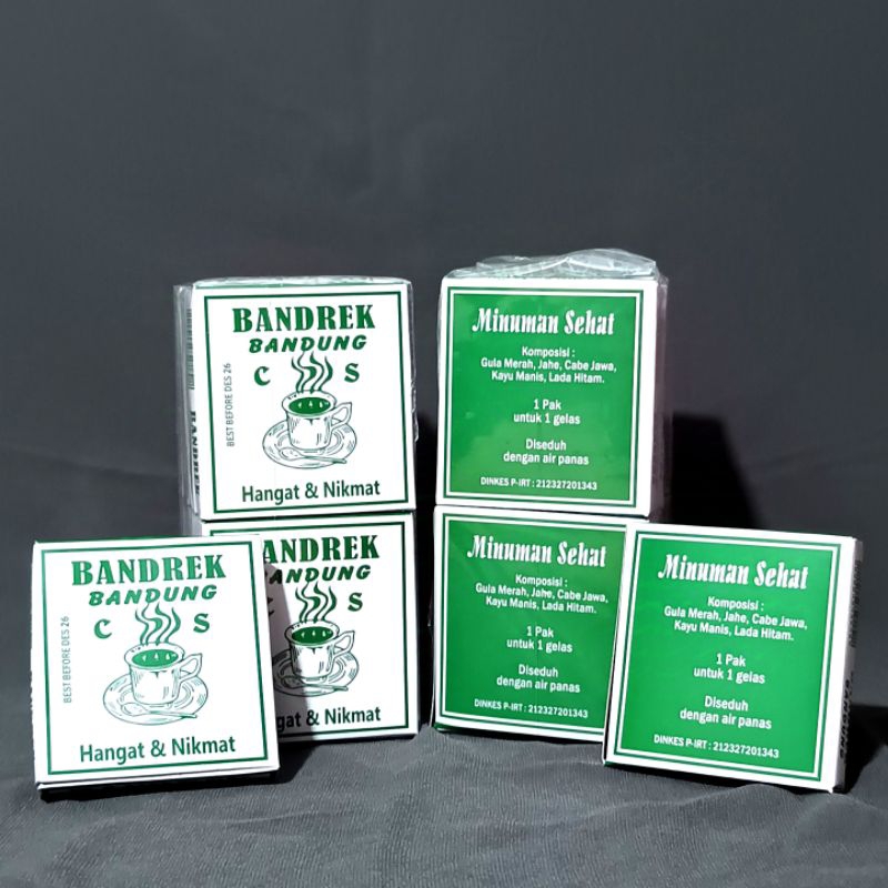 

BANDREK BANDUNG MINUMAN KHAS DJABAR / 1 pack isi 10 biji