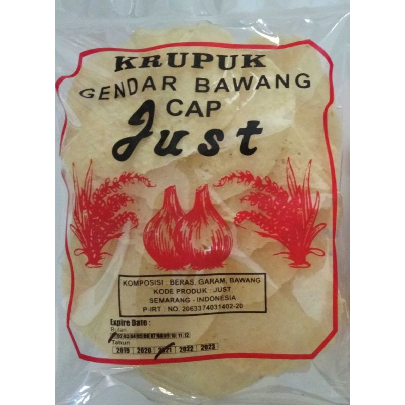 

Krupuk Gendar Bawang Just