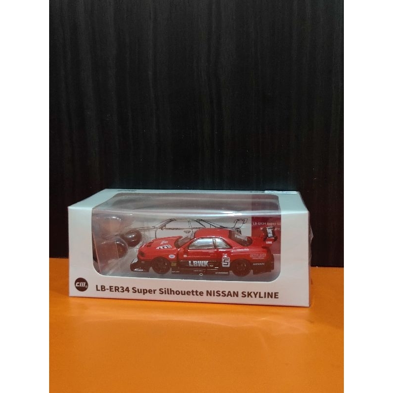 CM Model Nissan ER34 LBWK Silhouette