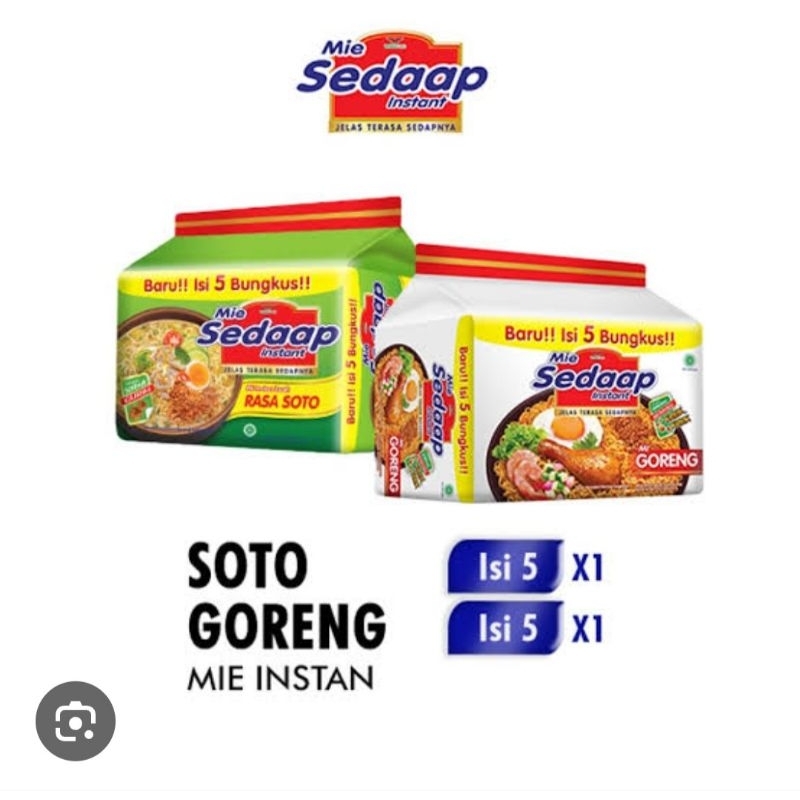 

Sedaap mie banded 5's