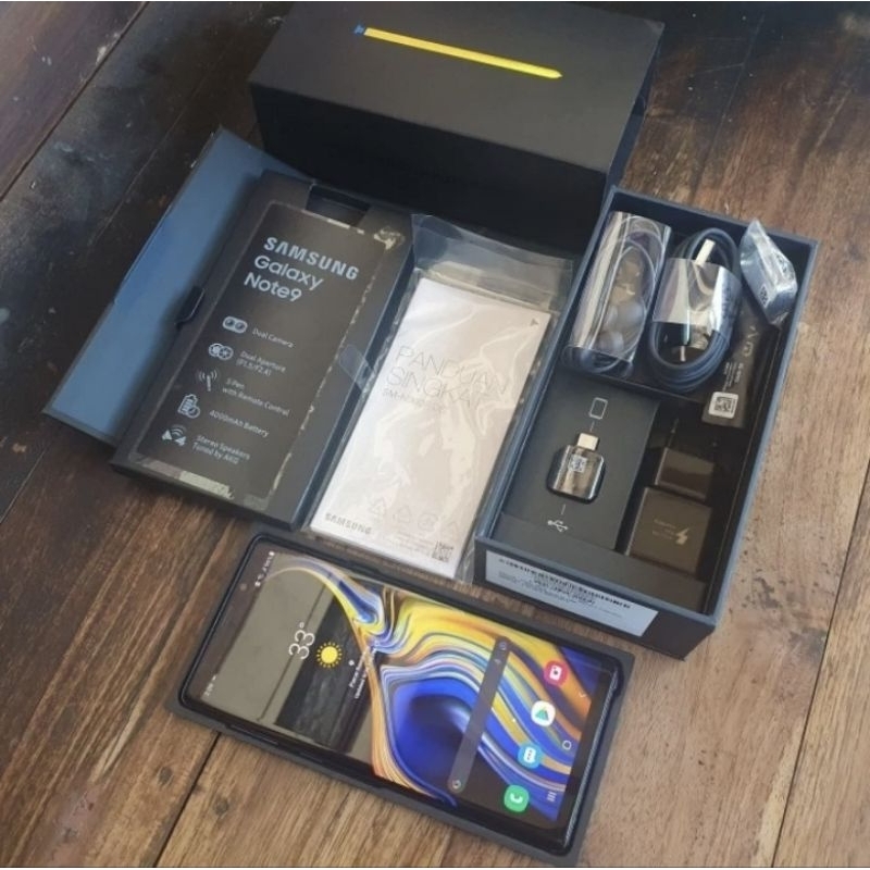 Samsung Note 9 512 GB Like New Blue SEIN Galaxy Note9 RAM 8 GB Galaxy Note 9 Fullset Ori 100%