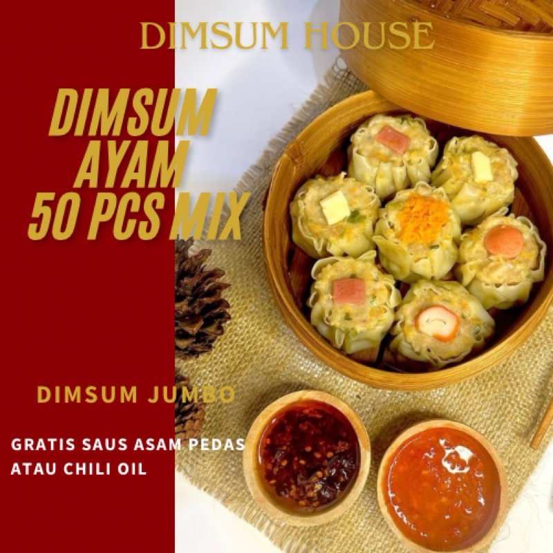 

Dimsum Jumbo Premium isi 50 Pcs ( 35-38 Gr) - Halal