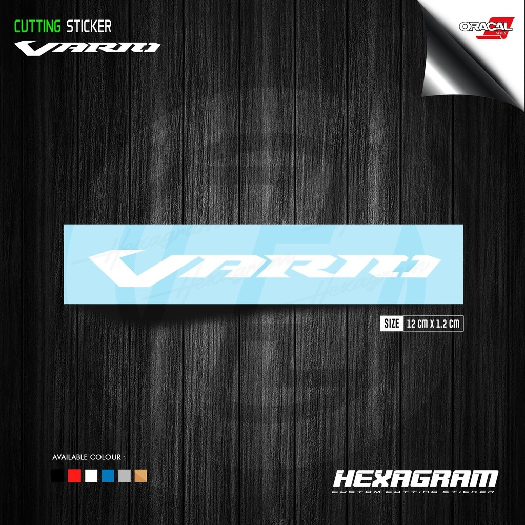 warna hologram Cutting Sticker Honda Vario Logo | Stiker Cutting Logo Honda Vario 1pcs