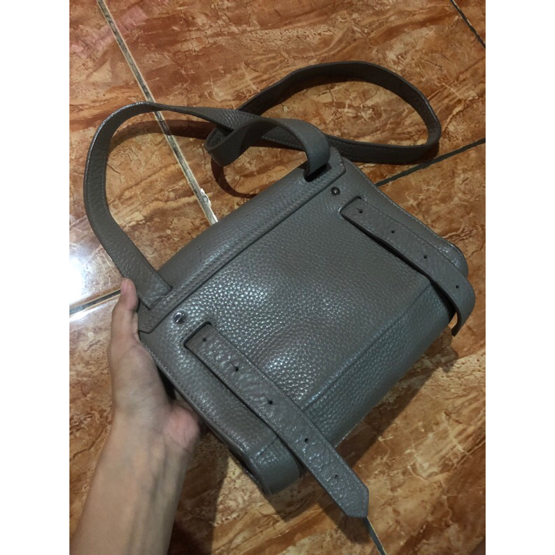 Tas kulit asli Hoze made in korea kulit gajah kulit gemoy city edge medium size kulit asli kulas sli