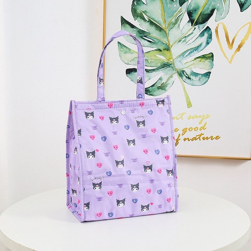 

Tas Belanja Kuromi Pattern Goodie Bag Cinnamoroll Shopping Bag Sanrio