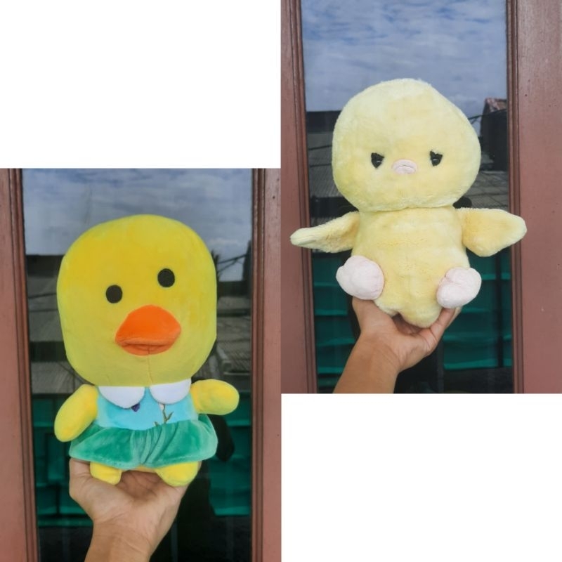 Paket 2 Boneka Bebek Bahan Miniso | Bebek Bulu Mata & Bebek Kostum