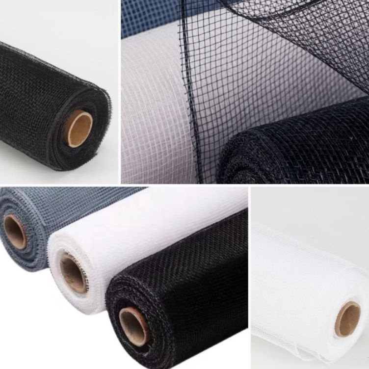 

Borong Stock 1 Roll Pollynet Flower Wrap Magelang Floral Wrapping Mesh Black amd White Murah