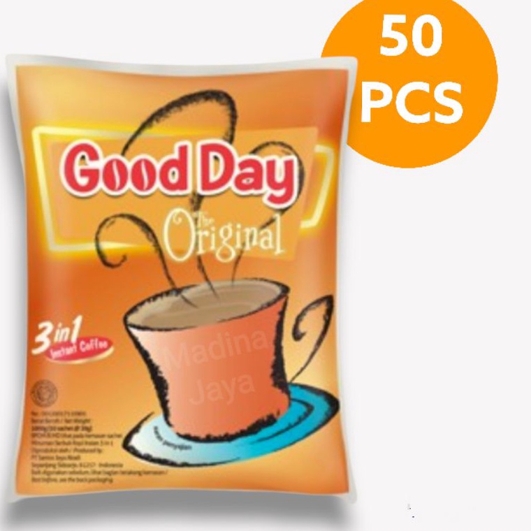 

Grosir Update Good Day Kopi Instant 3 In 1 The Original 5pcs x 2g