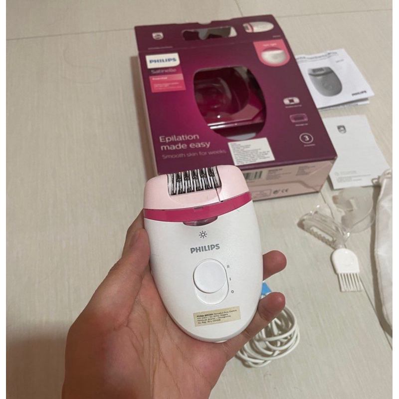 PRELOVED Philips Satinelle Essentials Epilator BRE255/00 Penghilang Bulu