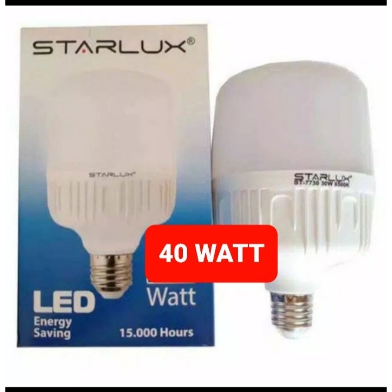 starlux lampu led model kapsul 40 watt. terang