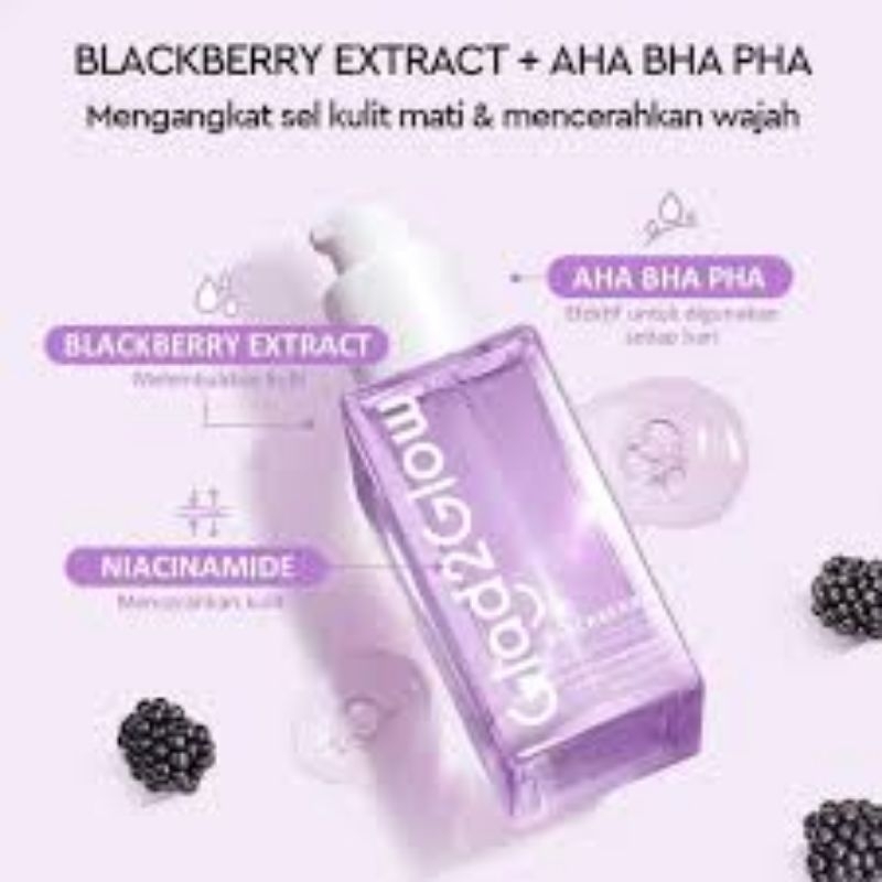 Glad2Glow Blackberry Exfoliatong Toner