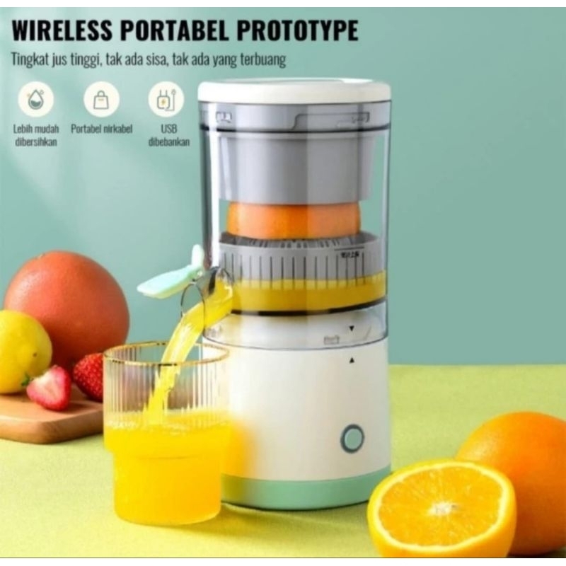 Alat Peras Jeruk Elektrik Juicer Otomatis Portable Jus Buah Blender