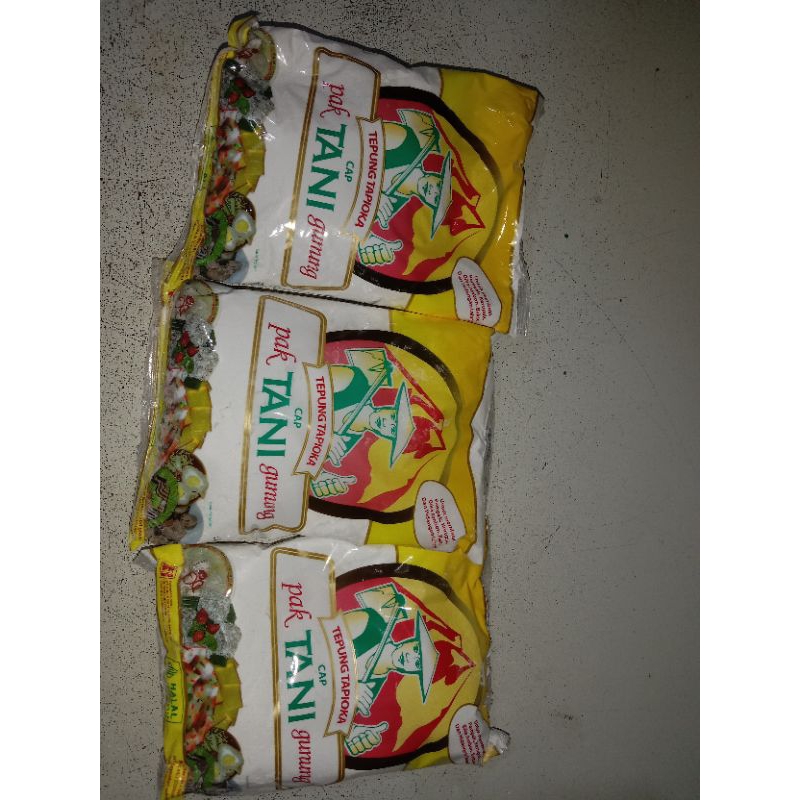 

tepung Tapioka cap pak tani gunung 500 Gram berat bersih