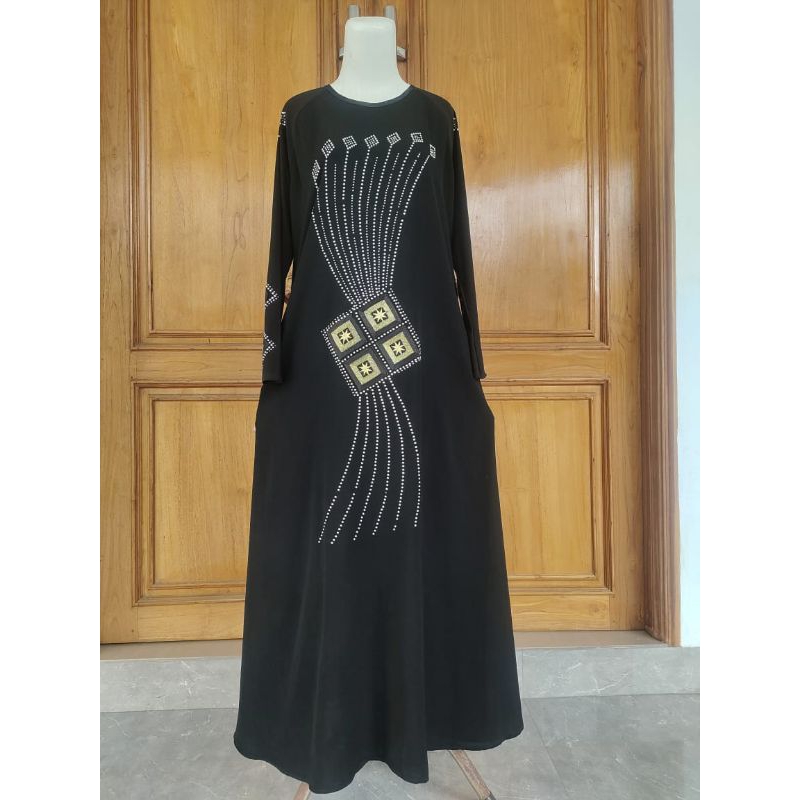 preloved abaya hitam saudi