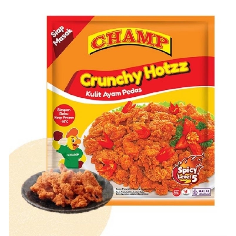 

CHAMP CRUNCHY HOTZZ - KULIT AYAM PEDAS