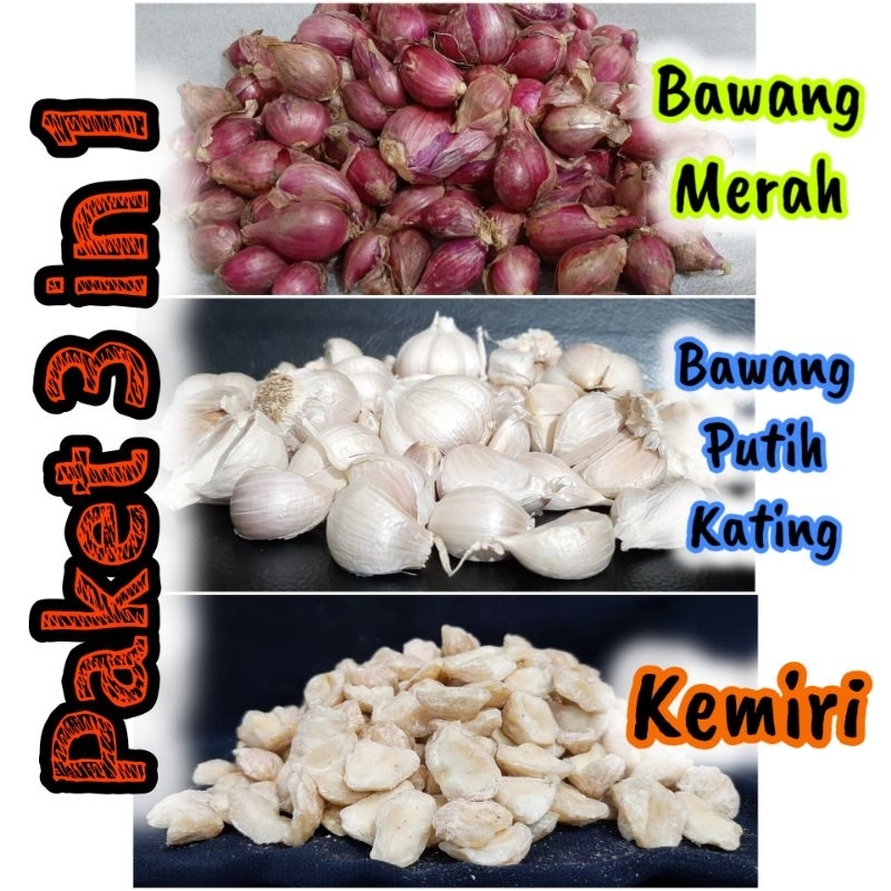 

Paket Bawang Merah/Bawang Putih/Kemiri 1 Kg