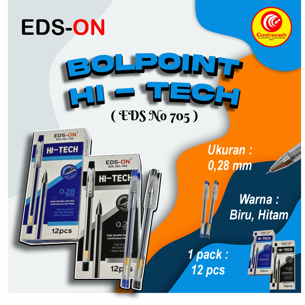 

BOLLPOINT HI-TECH EDS-ON No.705 0,28mm