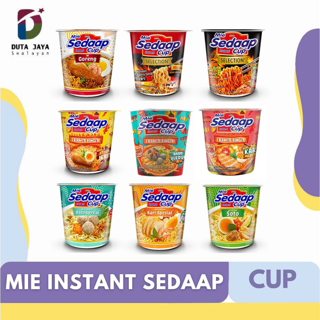 

Mie Sedaap Mi Instant Cup All Varian