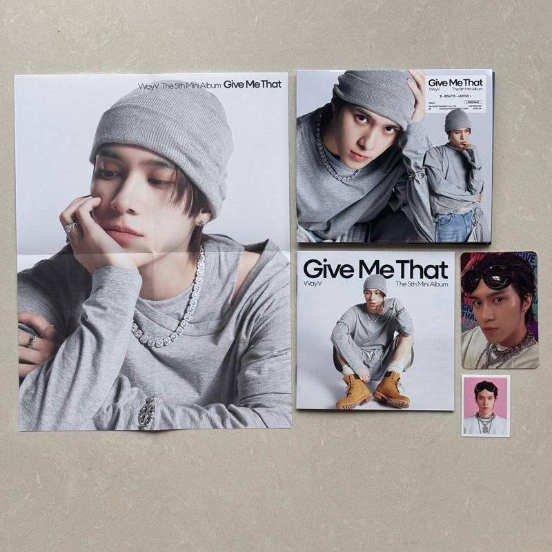 [READY FULL SET UNSEALED] WayV 5th Mini Album Give Me That Digipack Hendery Ver. Set Photocard ID & 