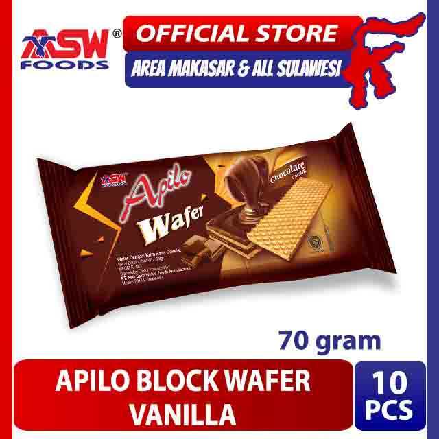 

Apilo Block Wafer Chocolate 70 gr ( 10 Pcs ) - Banded