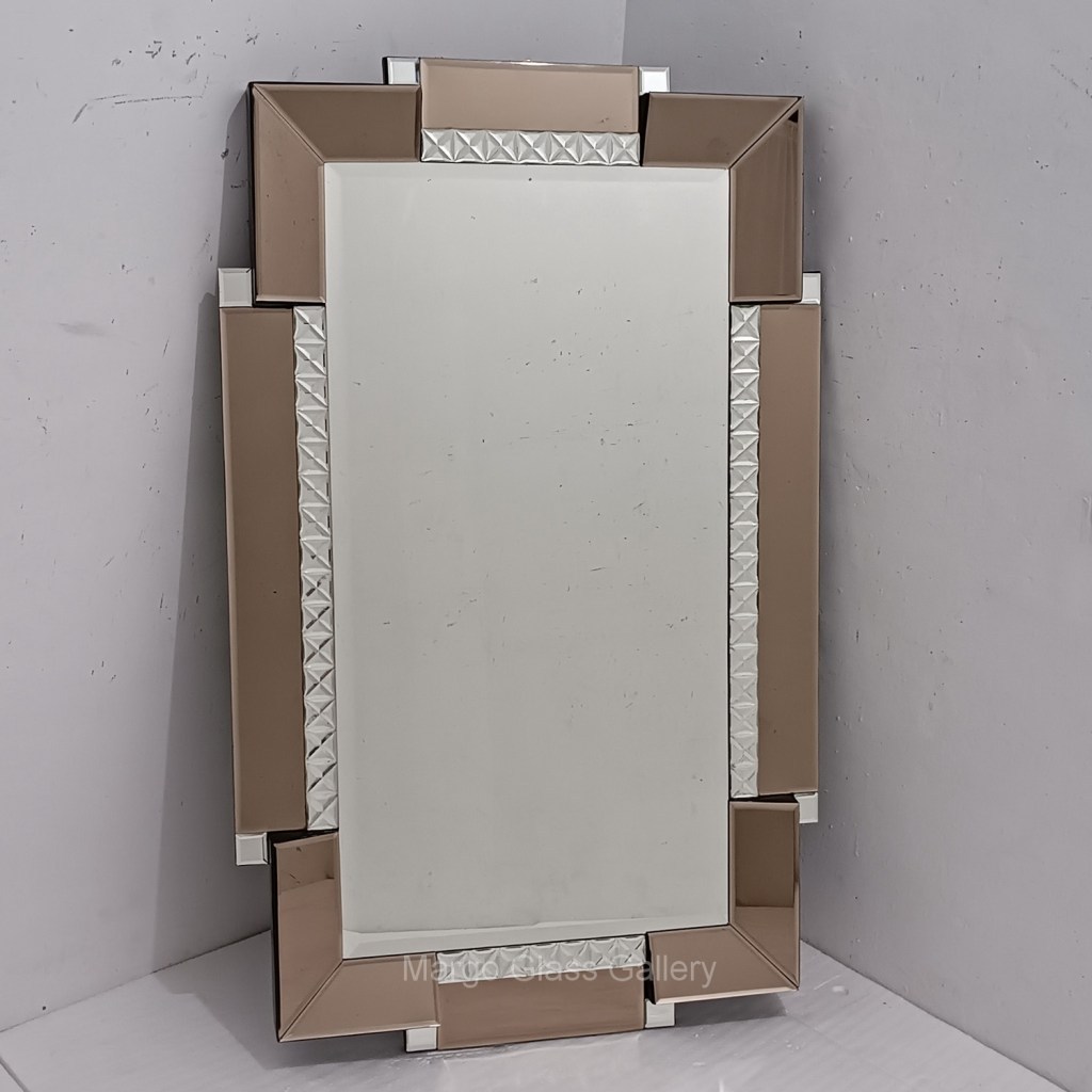 Cermin Dinding Hias 120 x 76 cm Cermin Dekorasi Mewah Cermin Dekorasi