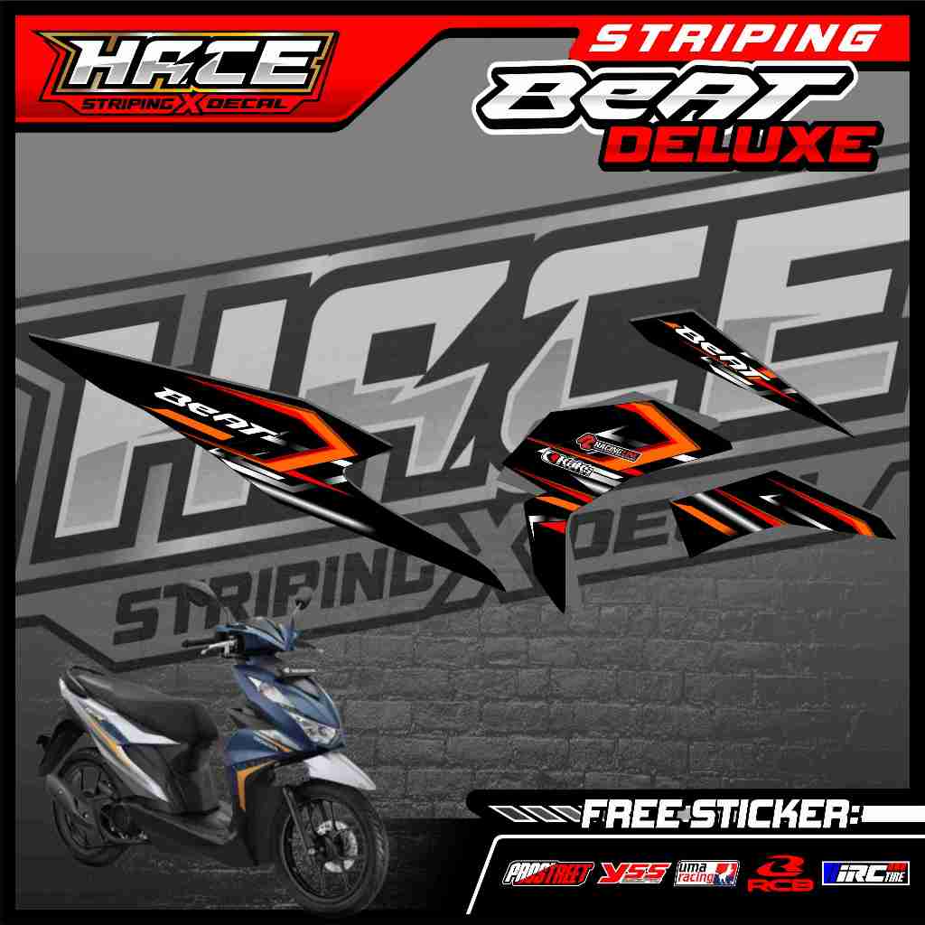 782 STRIPING STICKER BEAT DELUXE - STRIPING STICKER BEAT DELUXE RACING SIMPLE