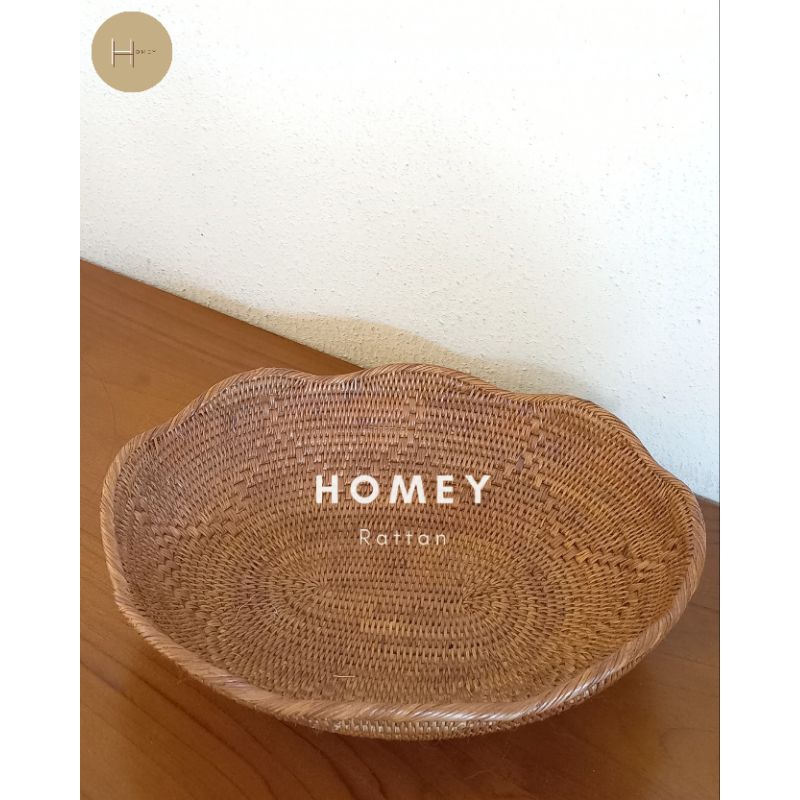 Homey Rattan | CARELINA / PIRING ROTAN | Piring Rotan|  Kerajinan Rotan | Rotan asli Lombok