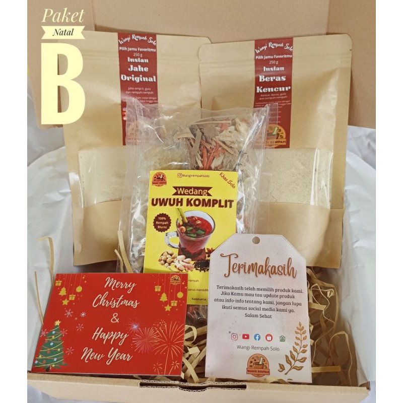 

HAMPERS JAMU SPESIAL NATAL - PAKET B