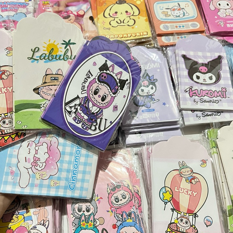 

Amplop Lebaran Medium isi 10/pack motif Labubu kuromi Melody/Amplop Murah
