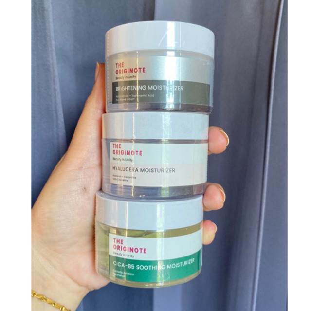 THE ORIGINOTE MOISTURIZER / ORIGINOTE HYALUCERA MOISTURIZER/ ORIGINOTE BRIGHTENING MOISTURIZER / CIC