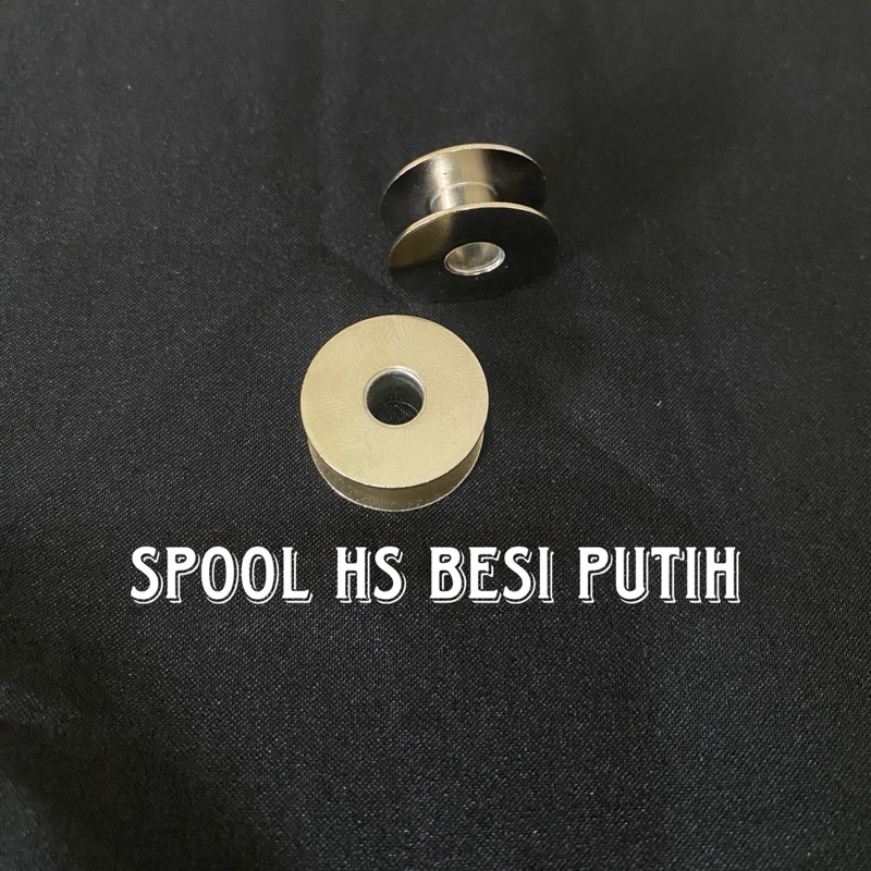 spool Besi putih/aluminium/towa btf/plastik/pancingan benang/mata nenek/seratan jarum