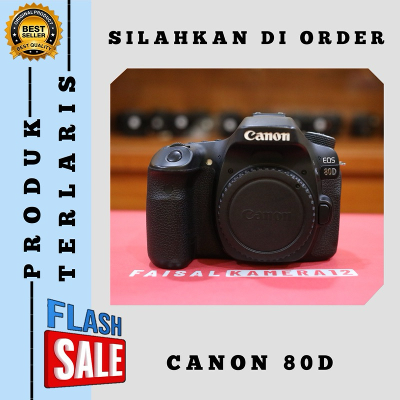 CANON EOS 80D B.O FULLSET LIKE NEW