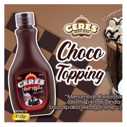 

CERES Chocolate Choco Topping Ice Cream Dessert Syrup Sirup Cokelat