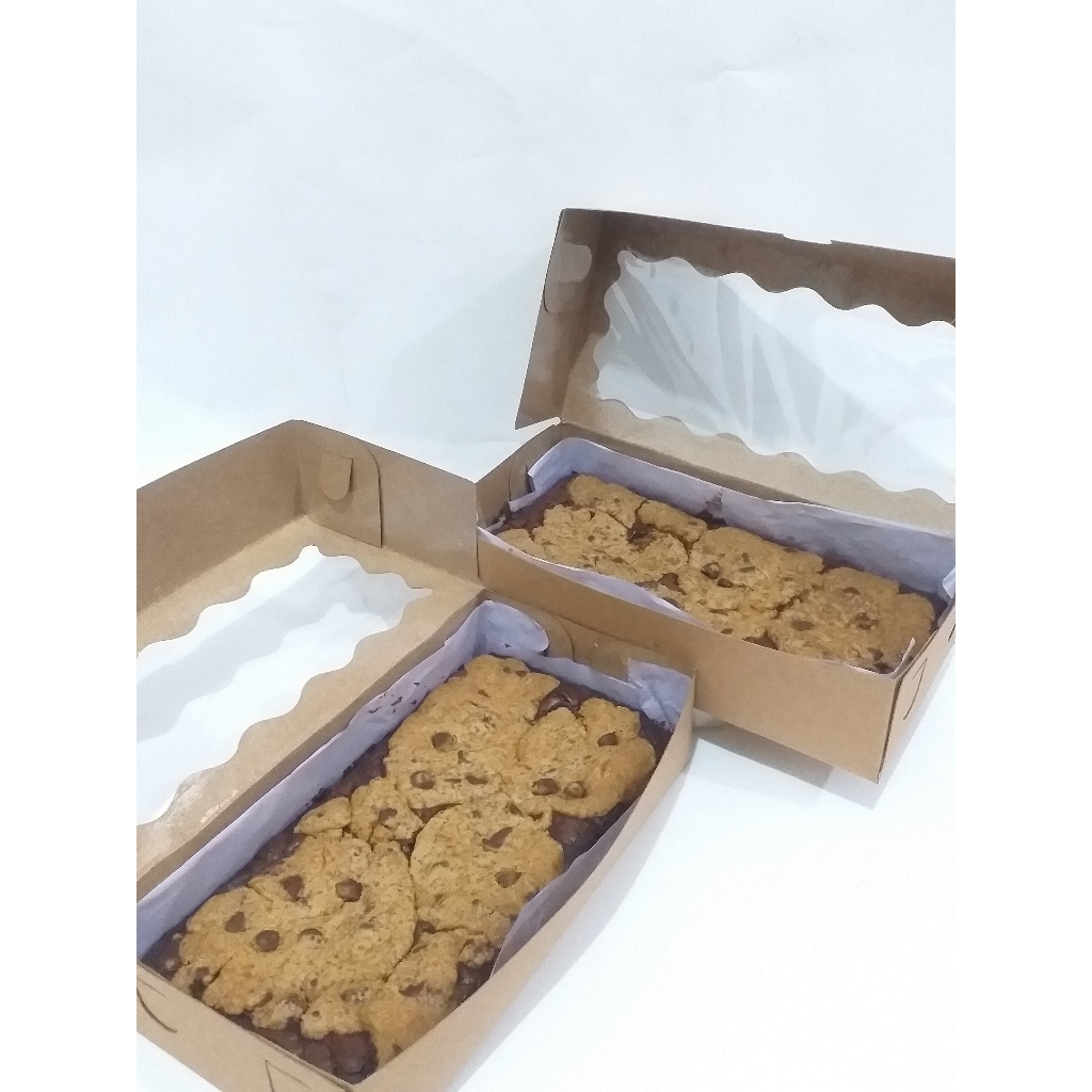 

BROOKIES fudgy brownies cookies o.g size MEDIUM uk. 10 cm x 20 cm