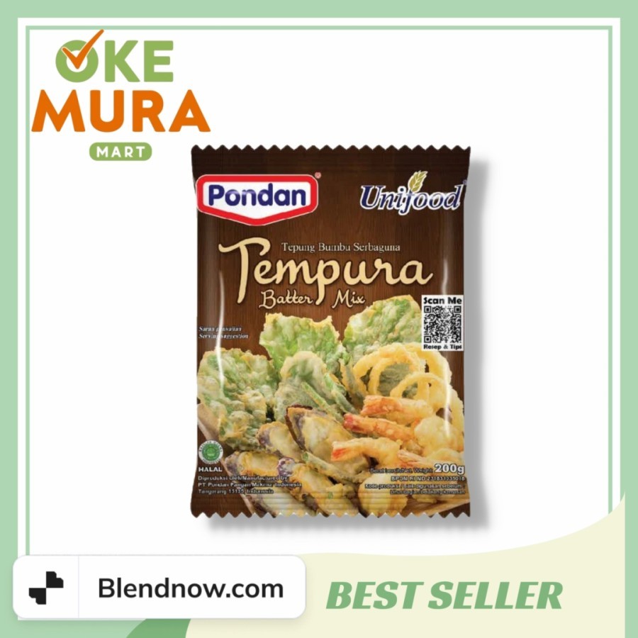 

Pondan Unifood Tepung Tempura 200g dan 80g