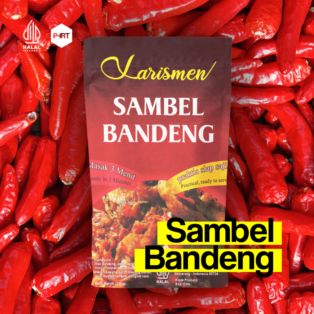 

Sambel Bandeng Spesial - Pedas Mantep - Larismen | Kemasan Premium Tahan Lama #menuantiribet