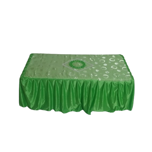 Taplak Meja Tamu Rumbai Panjang 40 cm Warna Hijau Melon
