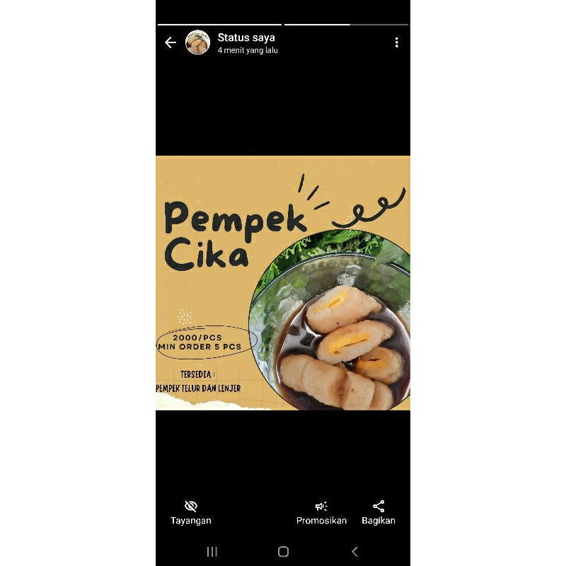 

Paket Pempek 20.000