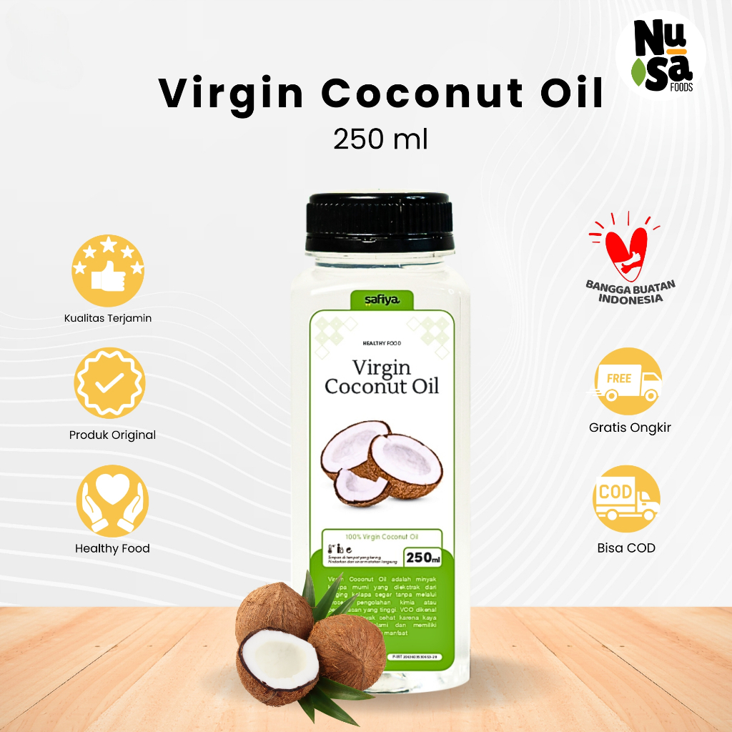 

Virgin Coconut Oil 250 ml VCO Minyak Kelapa Murni 100% Original