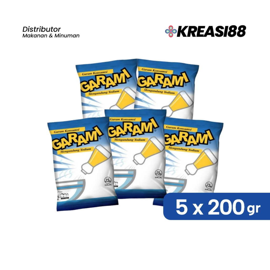 

[BUNDLING ISI 5] Garam Dapur Garami 200gr