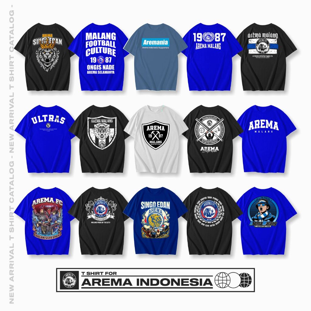 Kaos Bola Ultras Aremania Singo Edan Arema Malang