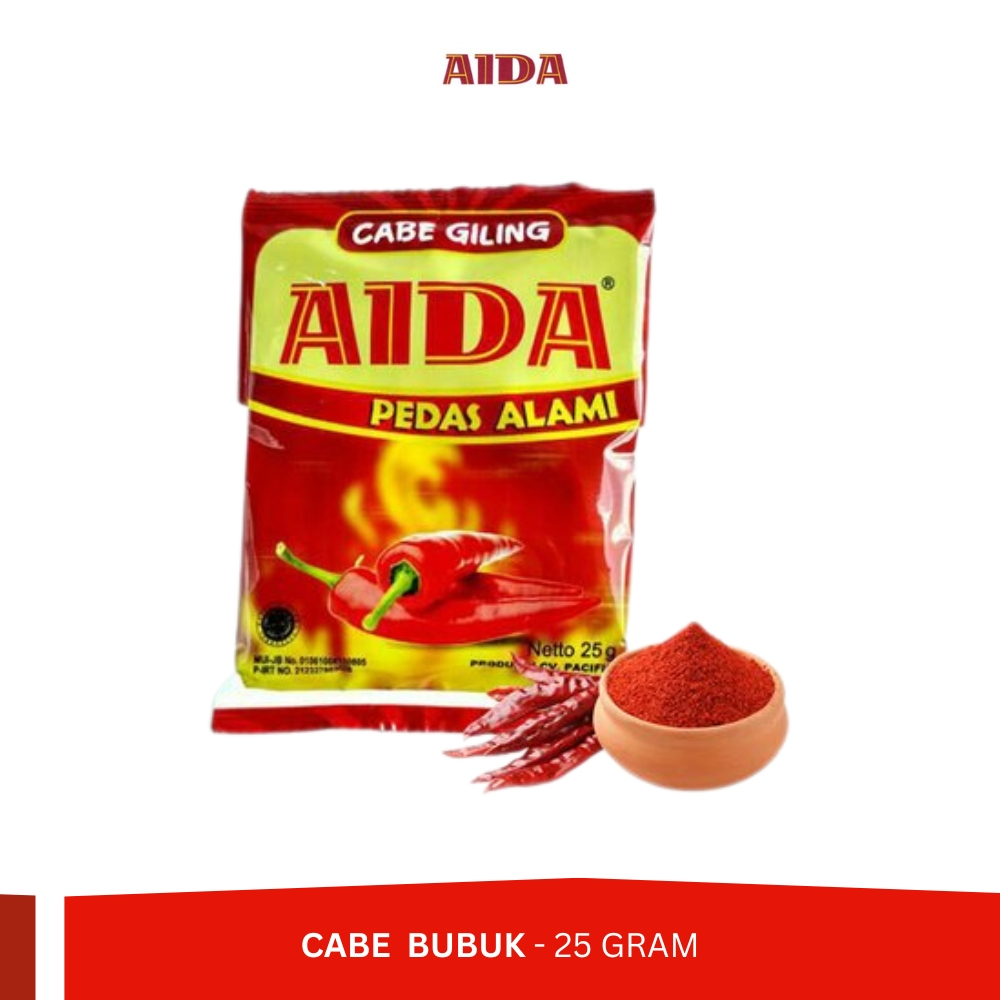 

AIDA - Cabe Bubuk - 25 GRAM